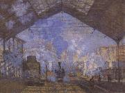 Claude Monet Gare Saint-Lazare Sweden oil painting artist